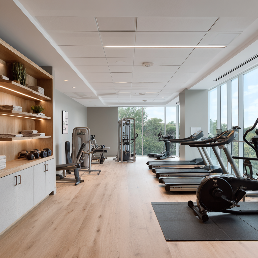 Wellness and fitness area at HHAT Clinic in Eugene, Oregon